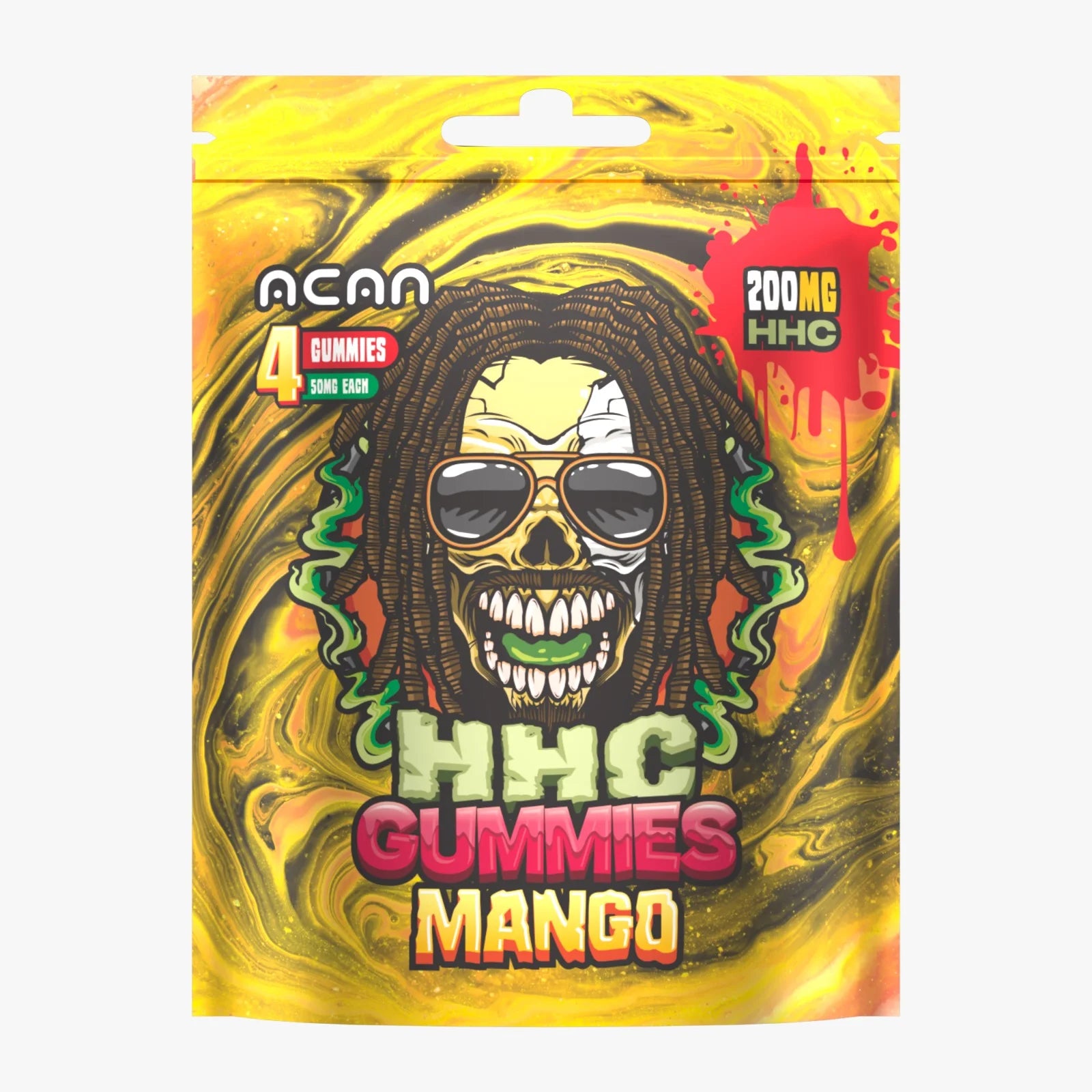 200mg HHC Mango Gummies